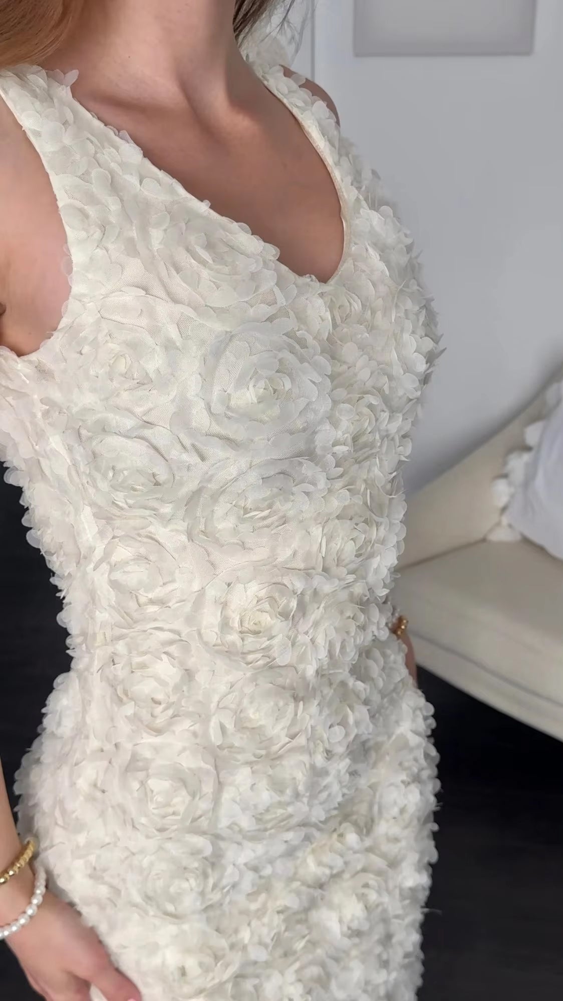Elegant Flower Dress Maxi